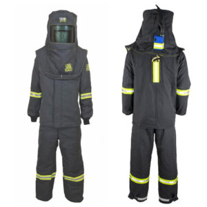 140 Cal TCG™ Arc Flash Kit with Escape Strap (Hood, Coat, and Bib with Light and Vent)