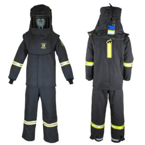 40 Cal TCG™ Arc Flash Kit with Escape Strap (Hood, Coat, and Bib Suit Set)