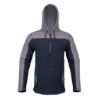 Elements Lite Hoodie Navy Grey Front1