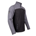 Elements Lite Zip Up BKGR Angle