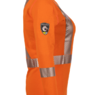 Womens Orange Pro Dry Side